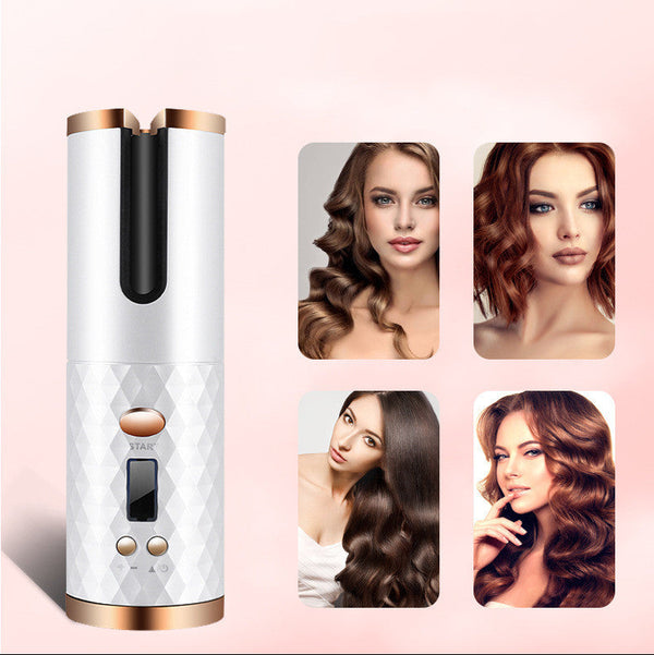Cordless Auto Hair Curler Effortless Curls Anywhere, Anytime