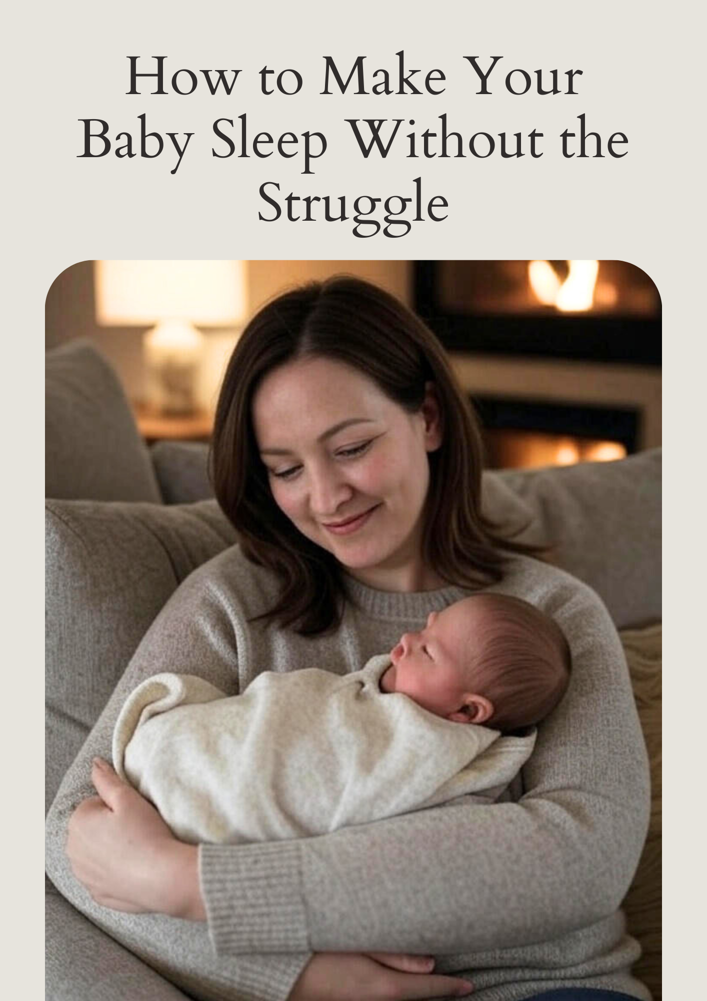 How to Make Your Baby Sleep Without the Struggle